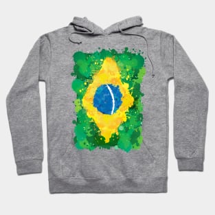 brazilian flag Hoodie